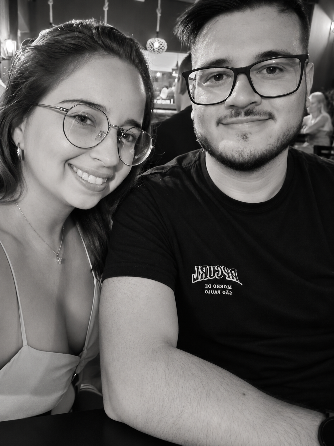 Henrique e Lari juntos